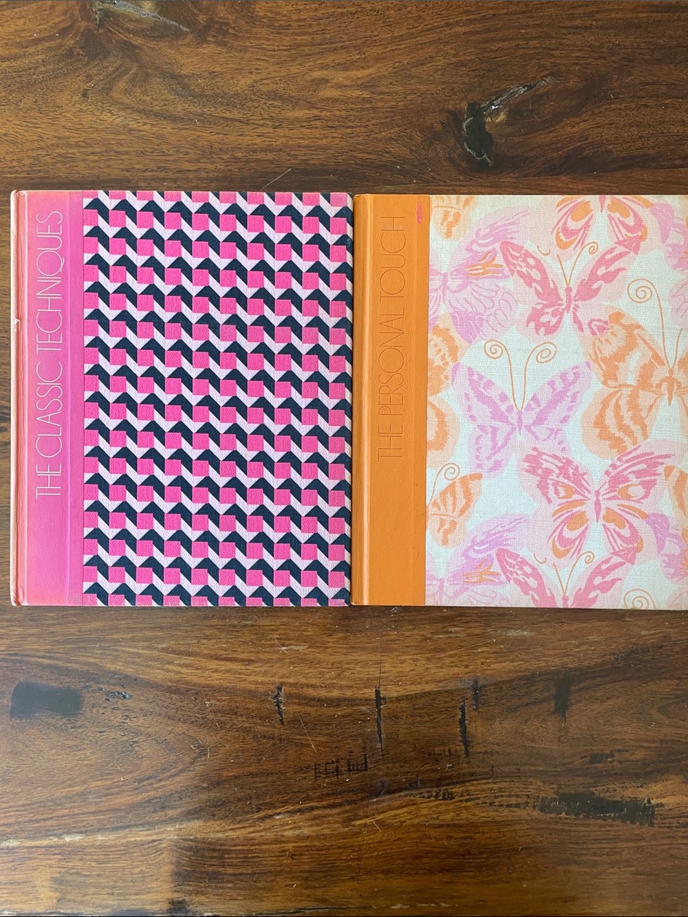 2 ART OF SEWING by Time-Life Books Unique Clothbound HC books Retro Mod MCM 70s